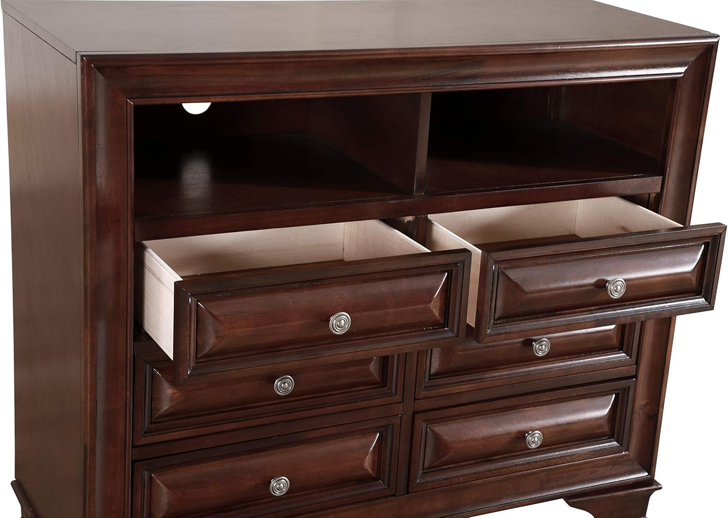 Glory Furniture Media Chest, Cappuccino