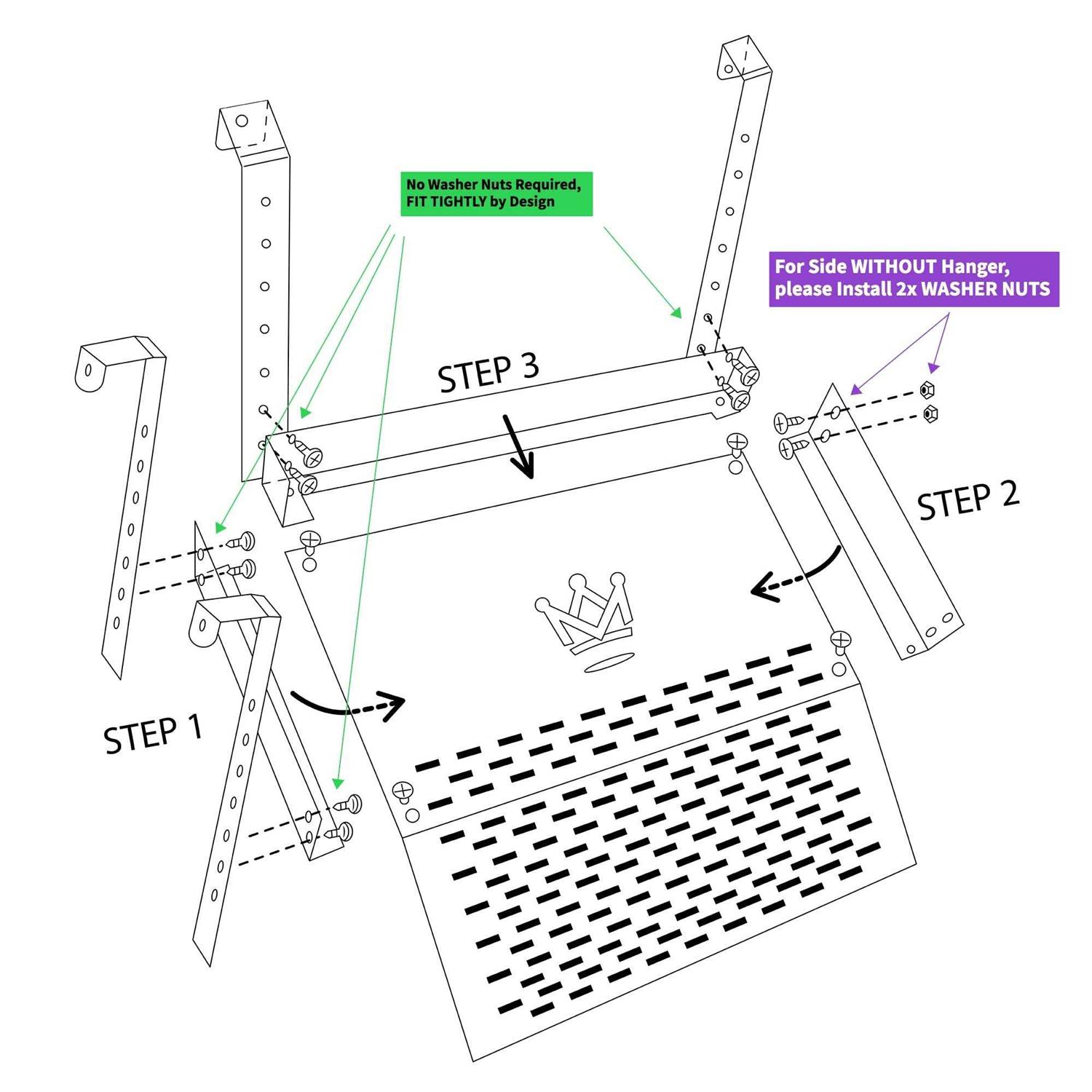 Extra Large Wide Hanging Turtle Basking Platform 17x16 Aquatic Reptile Ramp Dock with Foot Grips - Pet Supplies online store