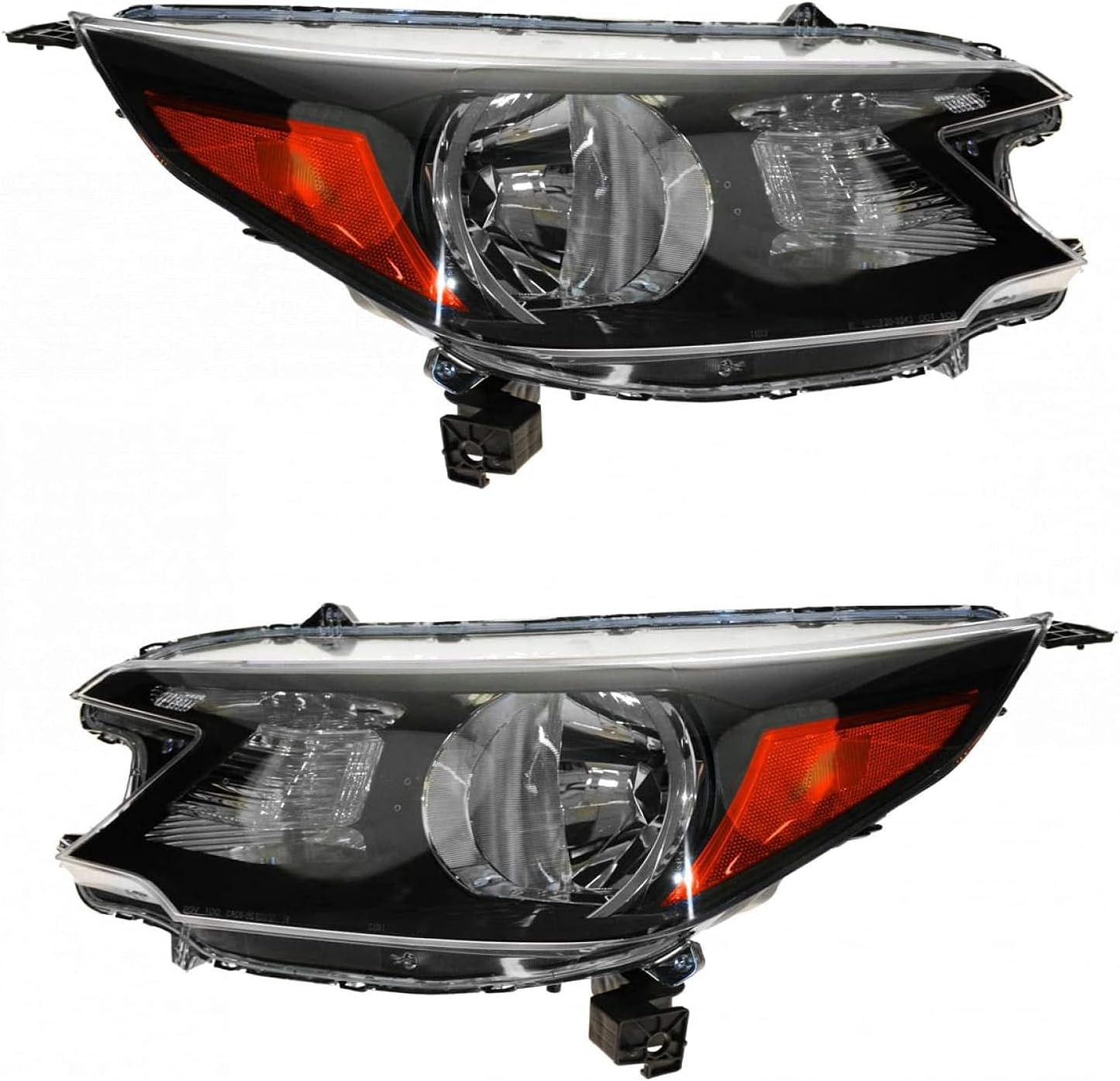 Headlight Assembly Set - Compatible with 2012 - 2014 Honda CRV