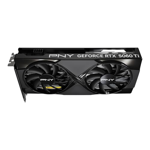 PNY NVIDIA GeForce RTX&trade; 5060 Ti 16GB Overclocked Dual Fan Graphics Card (DLSS 4, PCIe&reg; 5.0, HDMI&reg;/DP 2.1, 2-Slot)