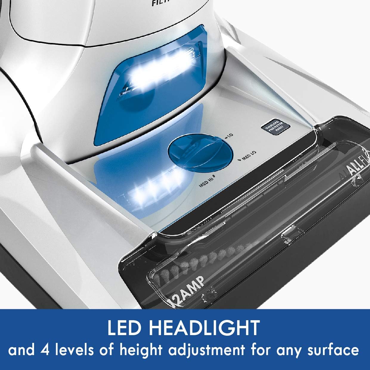 Kenmore Floorcare Upright Bagged Vacuum, Blue/Silver