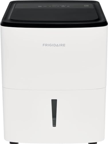 Frigidaire 50-Pint Portable Dehumidifier with Wi-Fi and Energy Star Certification for Medium/Large Rooms & Basements, Custom Humidity Control