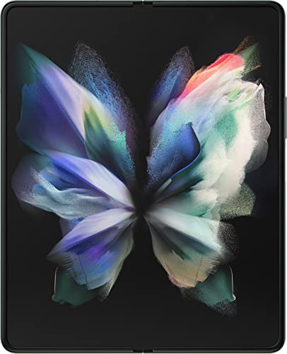SAMSUNG Galaxy Z Fold 3 5G US Version, 256GB, Phantom Black - Unlocked (Renewed)