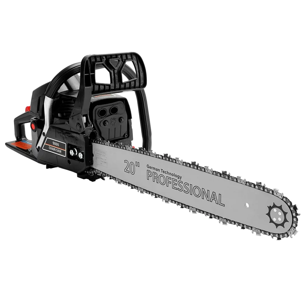 TOPTENG Gasoline Chainsaw with 22 in. Bar 52CC Engine 2-Cycle Gas Powered Chainsaw for Farm/Garden/Ranch/Firewood