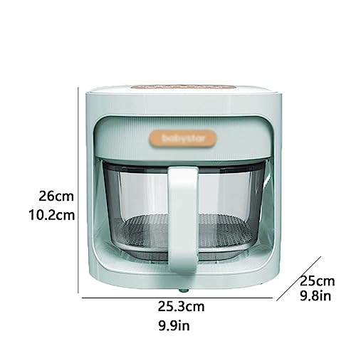 4.5l/1.1 Gallon Air Fryer Household Automatic Glass Visual Air Fryer Multi-function Touch Screen Oil-free Electric Fryer