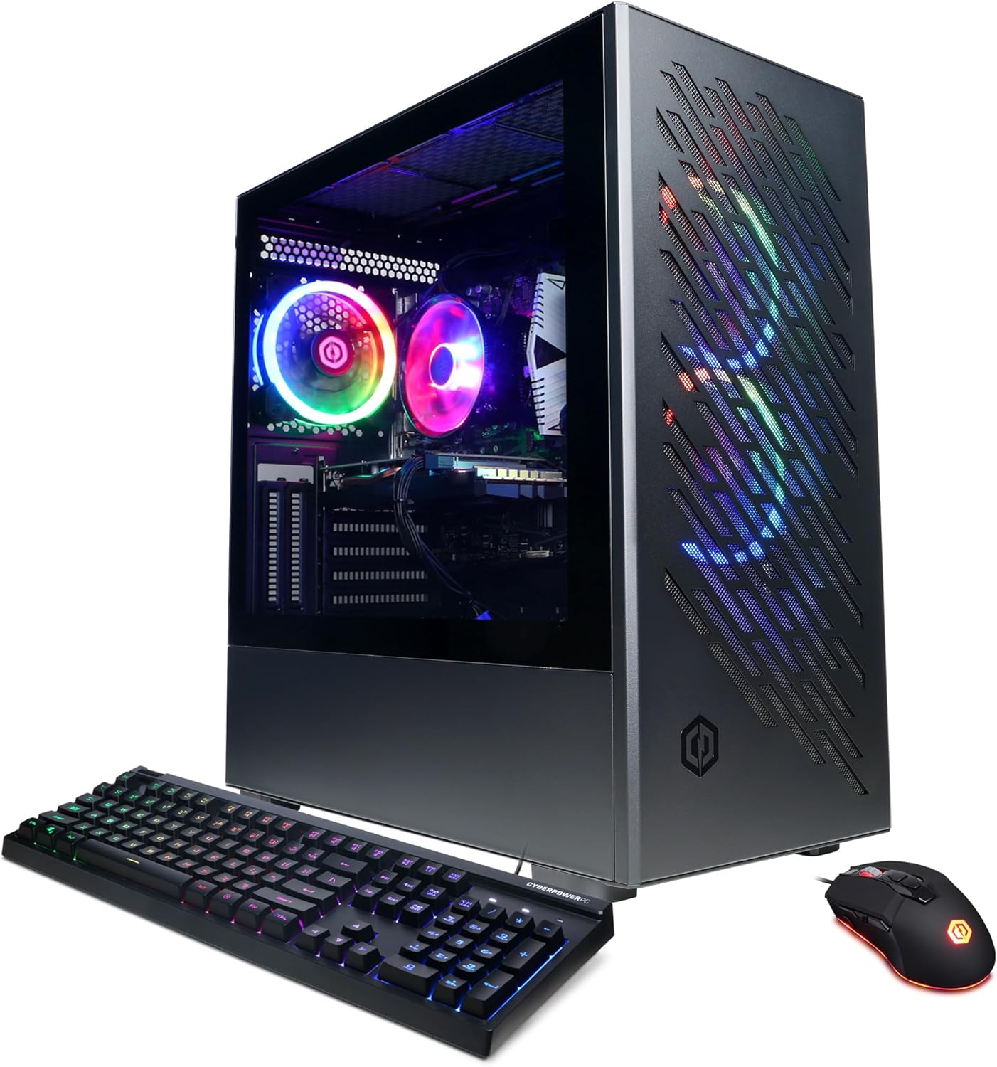 CyberPowerPC Gamer Master Gaming PC, AMD Ryzen 7 8700G 4.2GHz, GeForce RTX 4060 8GB, 16GB DDR5, 2TB PCIe Gen4 SSD