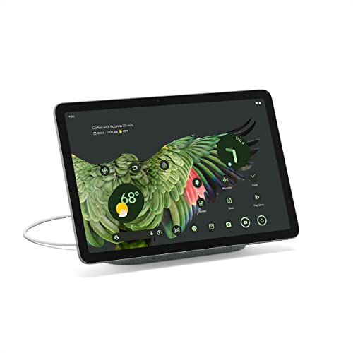 Google Pixel Tablet with Charging Speaker Dock - Android Tablet with 11-Inch Screen, Smart Home Controls, and Long-Lasting Battery