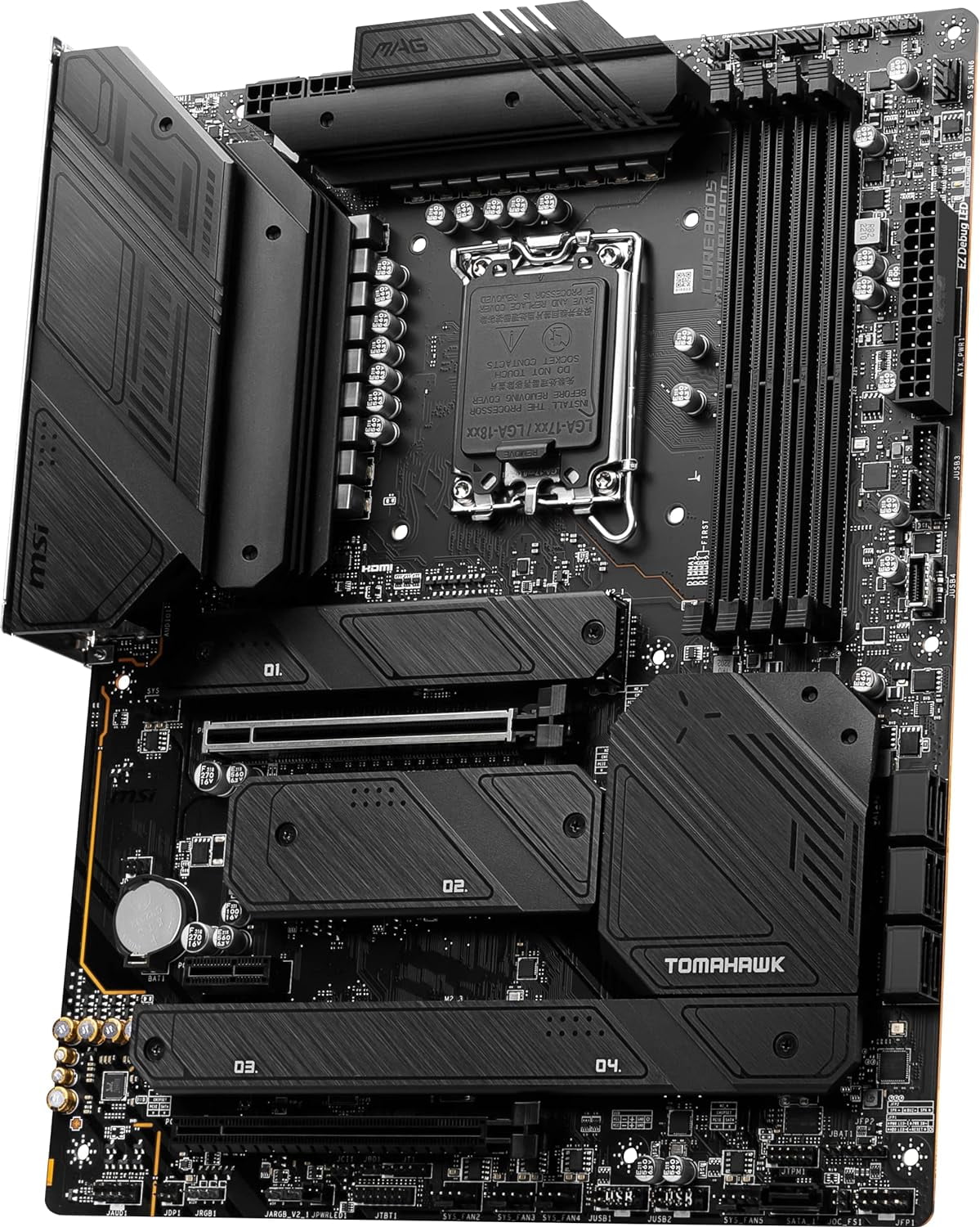 Used MSI MAG Z790 Tomahawk WiFi DDR4 Computer Gaming Motherboard (Supports 12th/13th Gen Intel Processors, LGA 1700, DDR4, PCIe 5.0, M.2, LAN