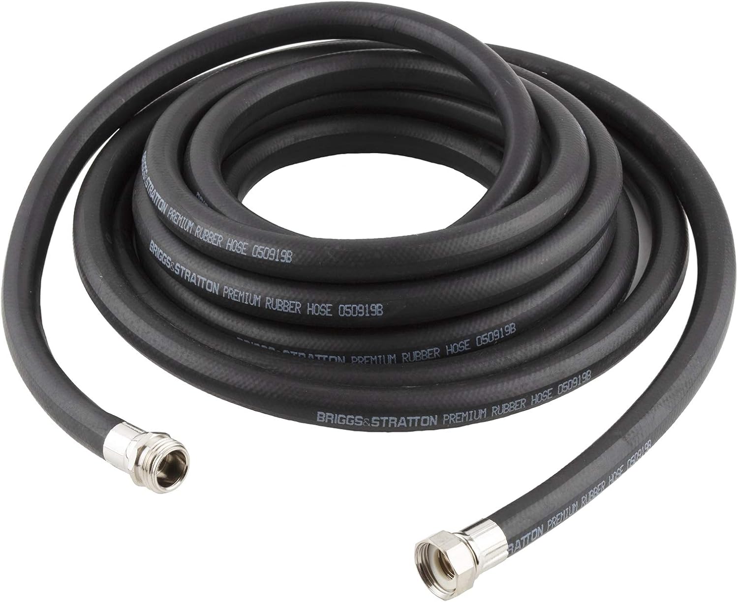 Briggs and Stratton 8BS75 75-Foot Premium Heavy-Duty Rubber Garden Hose Pack of 2