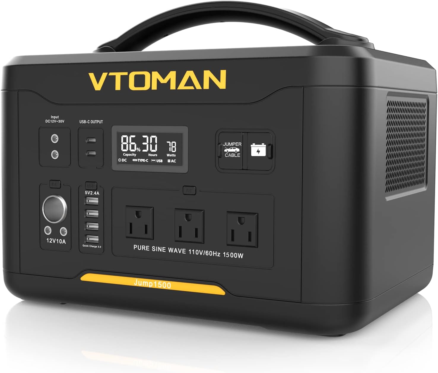 VTOMAN Jump 1000 Portable Power Station 1000W
