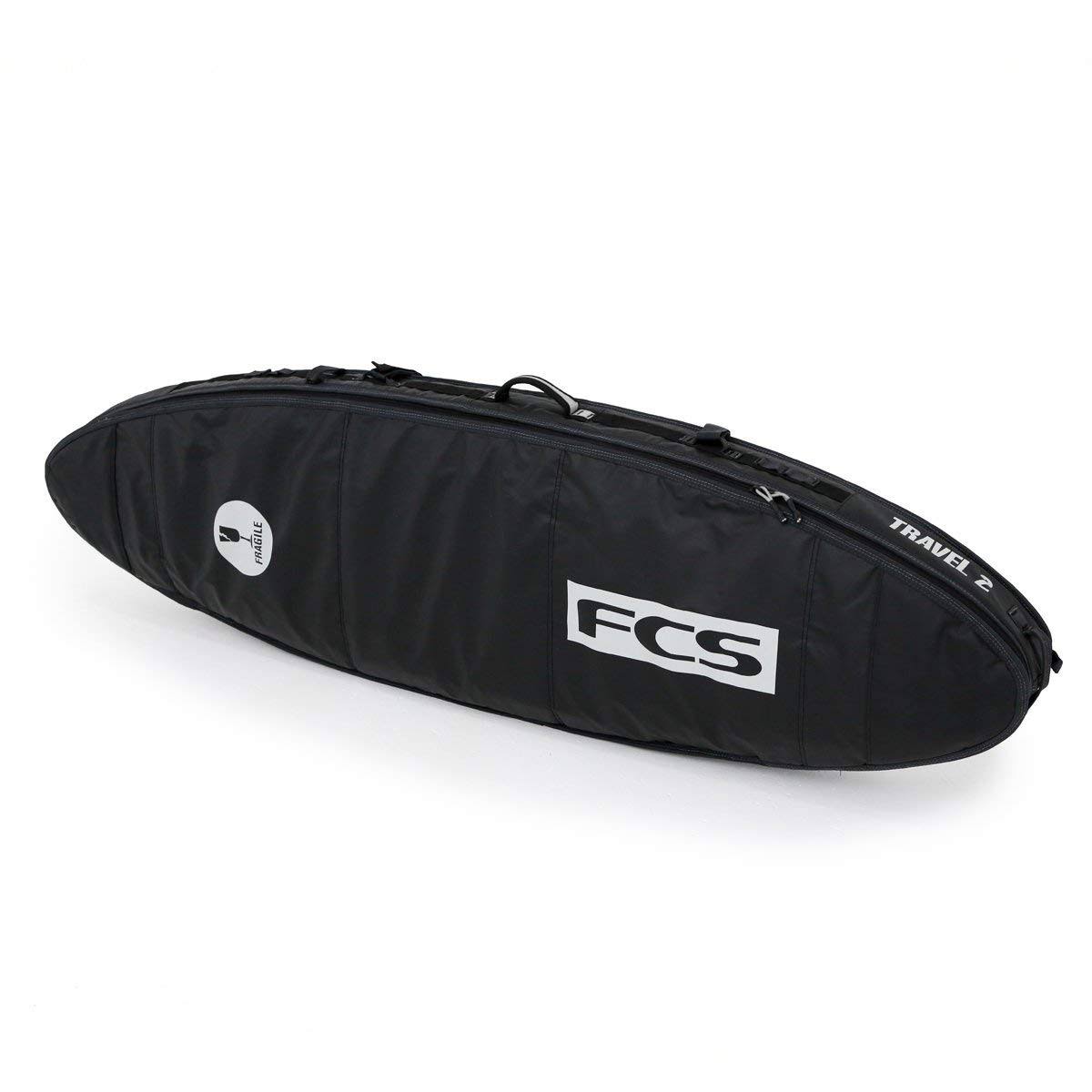 FCS Travel 2 All Purpose Surfboard Bag Black/Grey 6&3x22