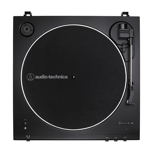 Audio-Technica AT-LP60XBT-RD Fully Automatic Belt-Drive Stereo Turntable, Red/Black, Bluetooth, Hi-Fi, 2 Speed