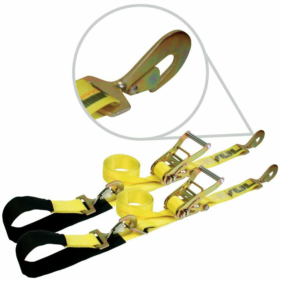 Vulcan Axle Tie Down Combo Strap Kit