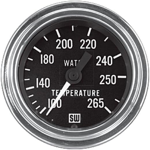 Stewart Warner 82326-72 Deluxe 2-1/16 Water Temperature Mechanical Gauge