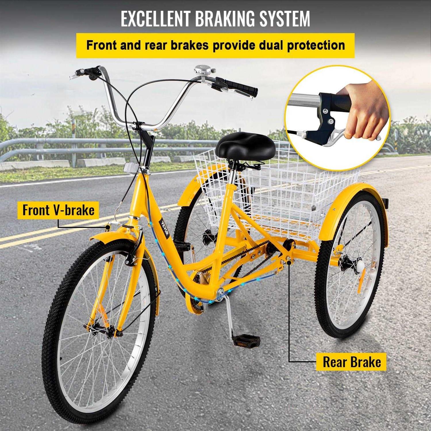 Vevor Adult Tricycle - Sports Supplies Online Store