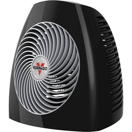 Vornado MVH Vortex Heater with 3 Heat Settings, Adjustable Thermostat, Tip-Over Protection, Auto Safety Shut-Off System, Black - Megean