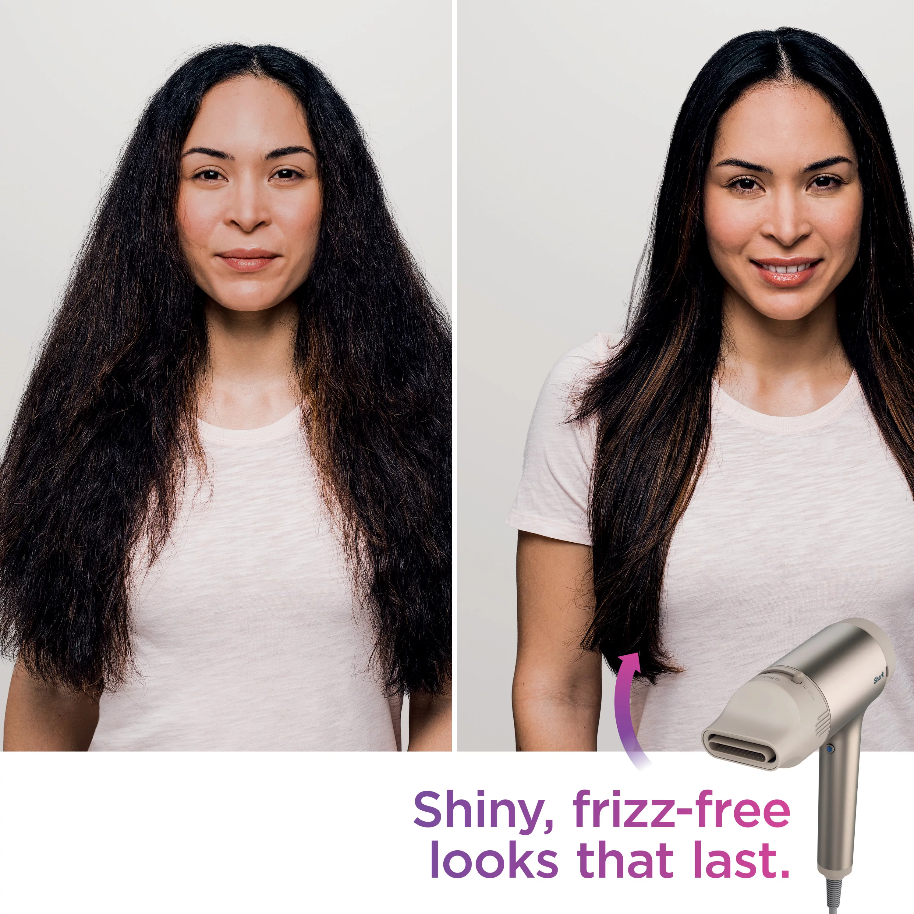 Shark HyperAIR™ Fast-Drying Hair Blow Dryer with IQ 2-in-1 Concentrator Attachment, Auto Presets, For Straight, Wavy, Curly and Coily Hair