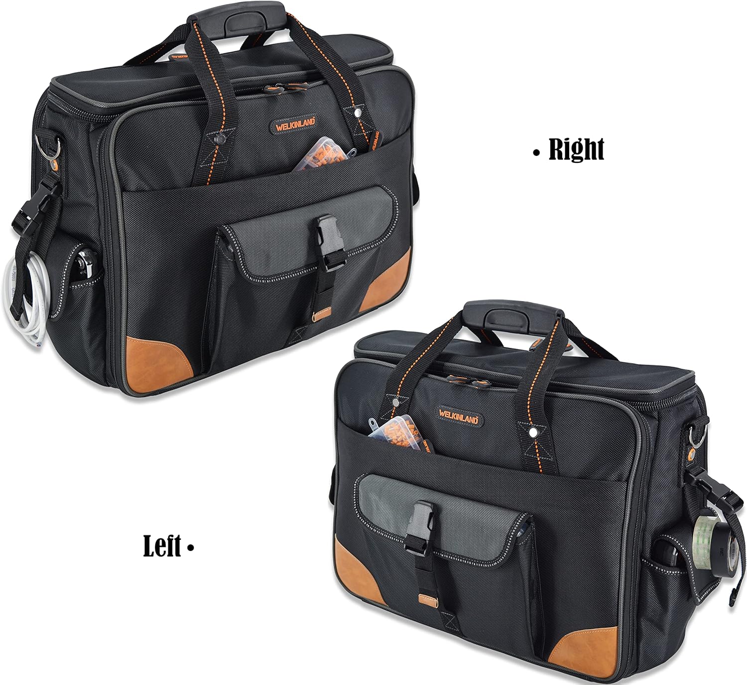 88-Pockets Electrician tool bag, Electricians tool bag, Electrician bag, Electrical tool bags, Technician tool bag, Computer technician bag