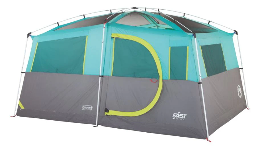 Coleman® 8-Person Tenaya Lake™ Fast Pitch™ Cabin Camping Tent with Closet, Light Blue