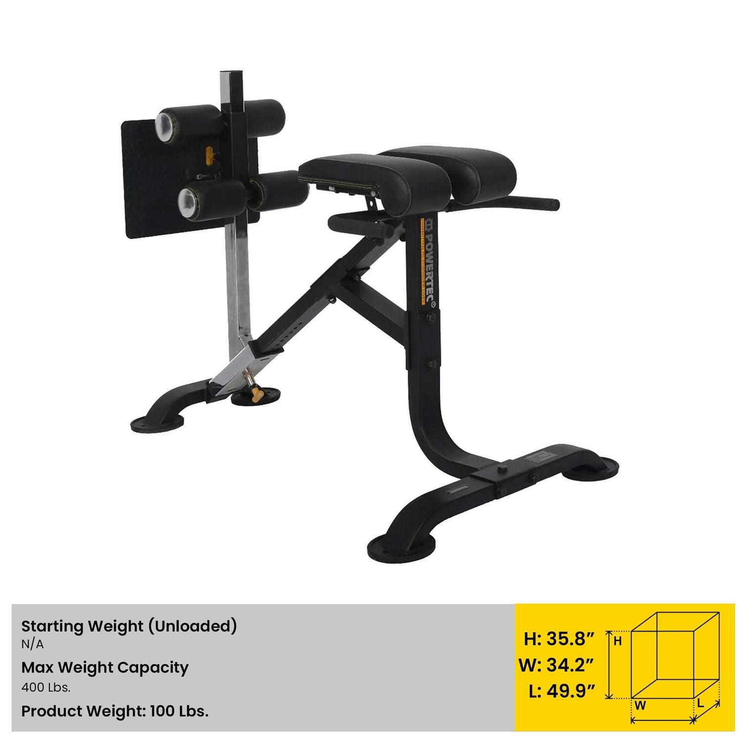 Dual Hyperextension/Crunch Powertec - Sports Supplies Online Store