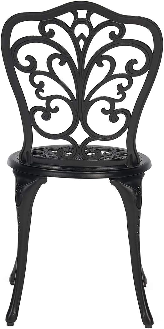 Laurel Canyon 3-Piece Cast Aluminum Patio Bistro Sets Antique Copper Finish Outdoor Furniture with Rust-Resistant Small Round Table and 2 Chairs for