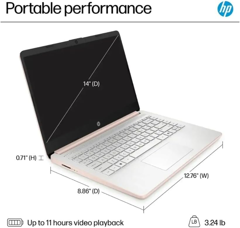 HP 14" Student-Laptop office365 Copilot AI