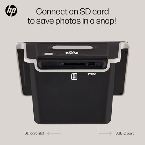 HP FilmScan Touch Screen Film & Slide Scanner Digitizer with 5&rdquo; LCD Screen, Quickly Convert Negatives & Slides to Digital 22MP JPEG Photos
