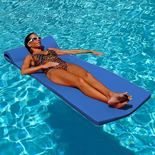 TRC Recreation White Ultimate Foam Pool Float, Made in USA