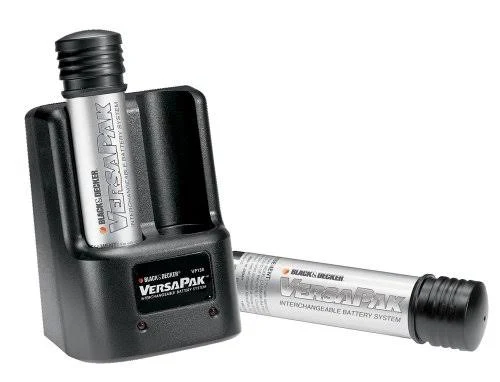 New Black u0026 Decker Versapak VP135 Starter Kit Charger u0026 Two 3.6-Volt Batteries