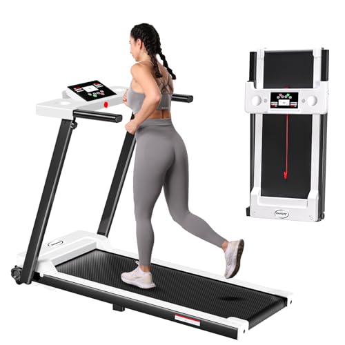 Juturna Portable Folding Treadmill, 3.0 HP Foldable Compact Treadmill for Home Office with 300 LBS Capacity