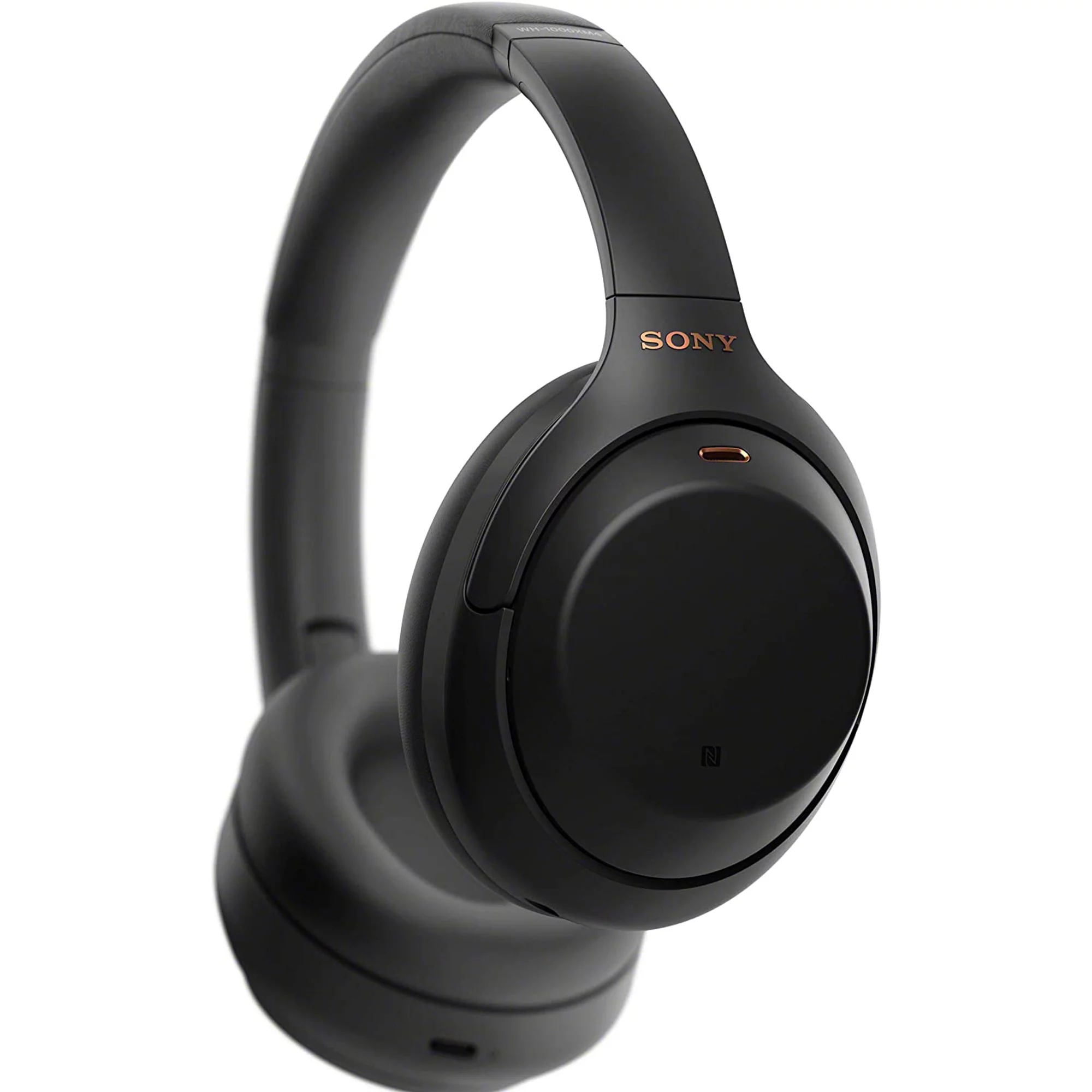 Ultimaxx Essential WH-1000XM4 Wireless Noise-Canceling Over-Ear Headphones Bundle (Black) - Includes: Water-Resistant Gadget Bag & More (7pc Bundle)
