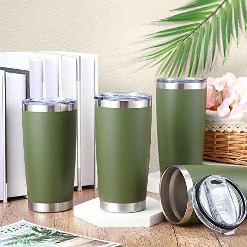 Sieral 36 Packs Stainless Steel Tumbler Bulk with Lid Vacuum Double Wall Insulated Travel Coffee Mug Powder Coated Tumbler Cup for Graduation Wedding