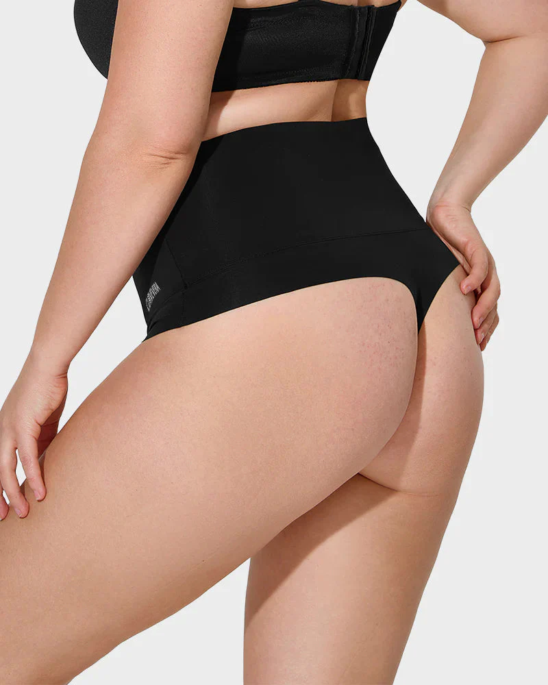 High-Rise Seamless Thong Panty(4 Pack)