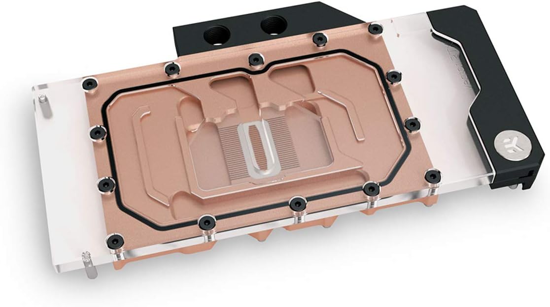 EKWB EK-Quantum Vector RE RTX 3080/3090 GPU Water Block, Revision 2, Copper/Plexi