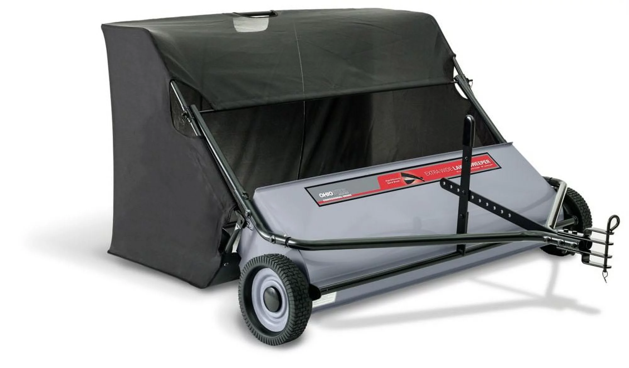 Ohio Steel 50 inch 26 cu. ft. Tow Pull Behind Leaf Yard Lawn Sweeper Collector