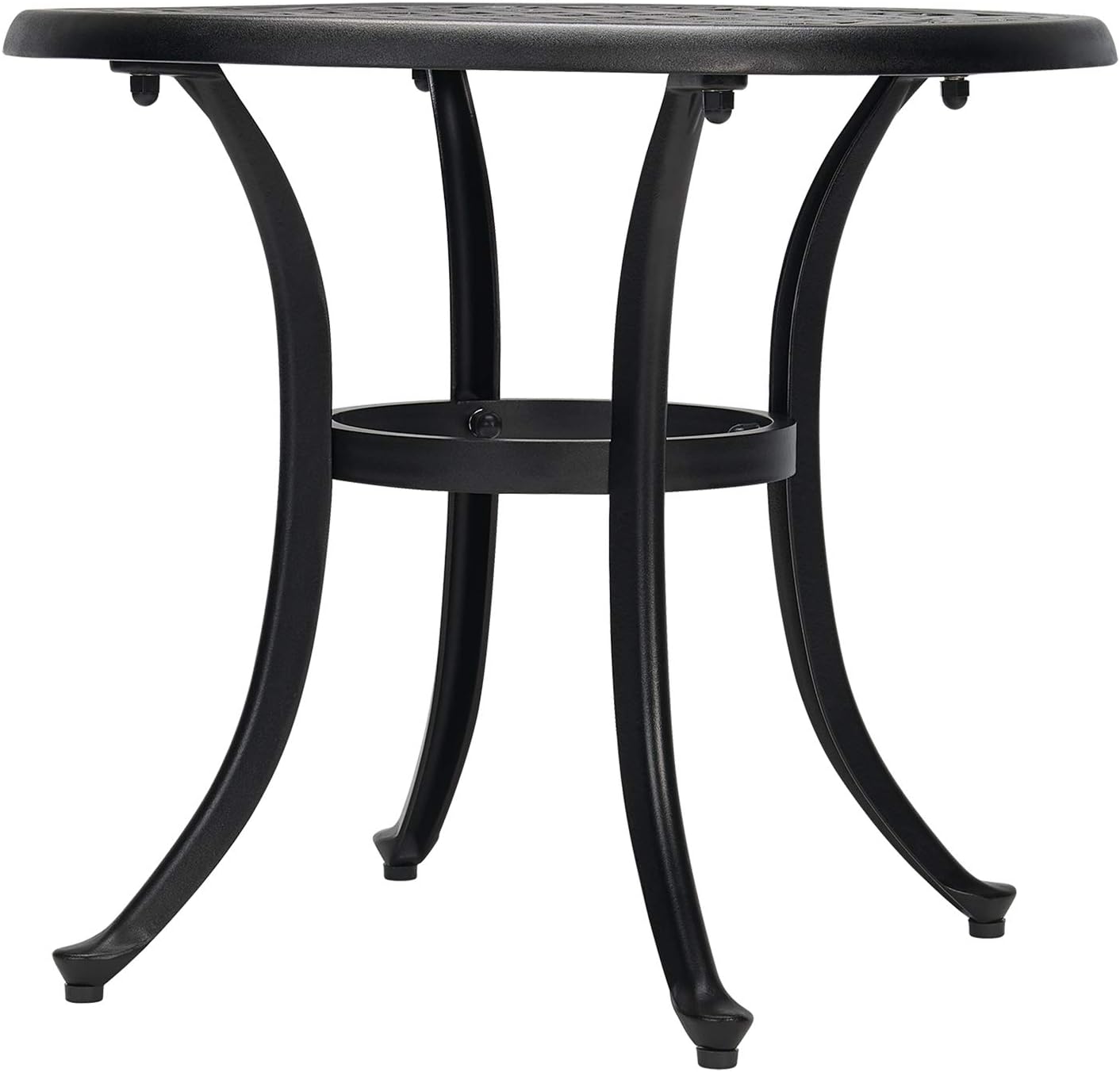 Laurel Canyon 3-Piece Cast Aluminum Patio Bistro Sets Antique Copper Finish Outdoor Furniture with Rust-Resistant Small Round Table and 2 Chairs for