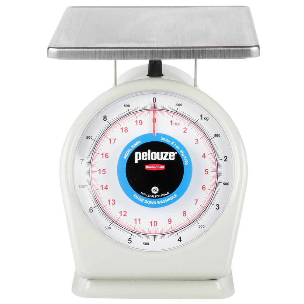 Rubbermaid FG820BW 20 lb / 9kg Dial Portion Scale