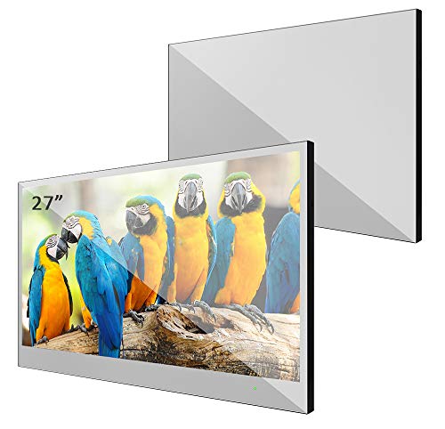 elecsung Full Screen Smart LED Mirror TV for Bathroom/Hotel/Kitchen with Android 11.0 System