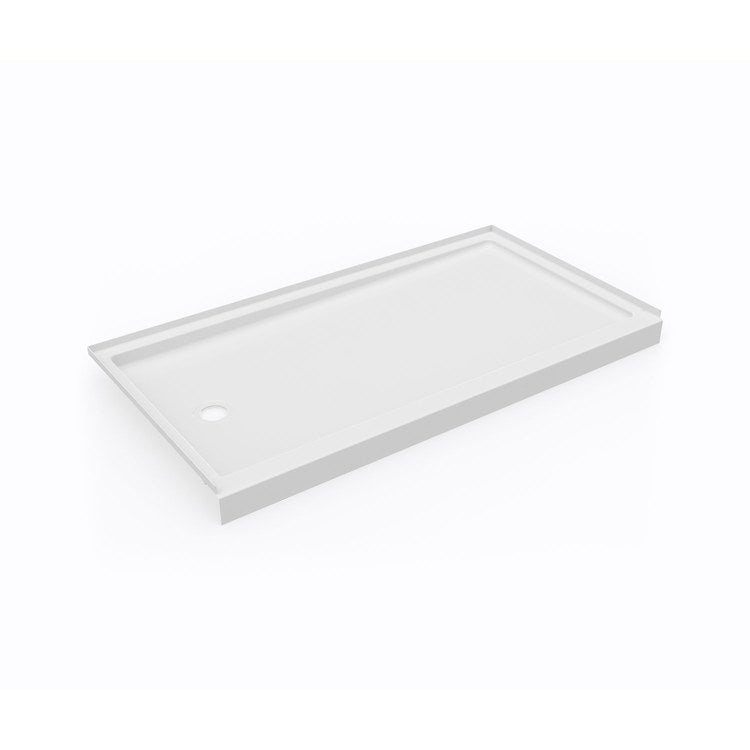 Shower Base Swanstone Alcove Retrofit Rectangular Ice 32 x 60 Inch Swanstone Right Drain