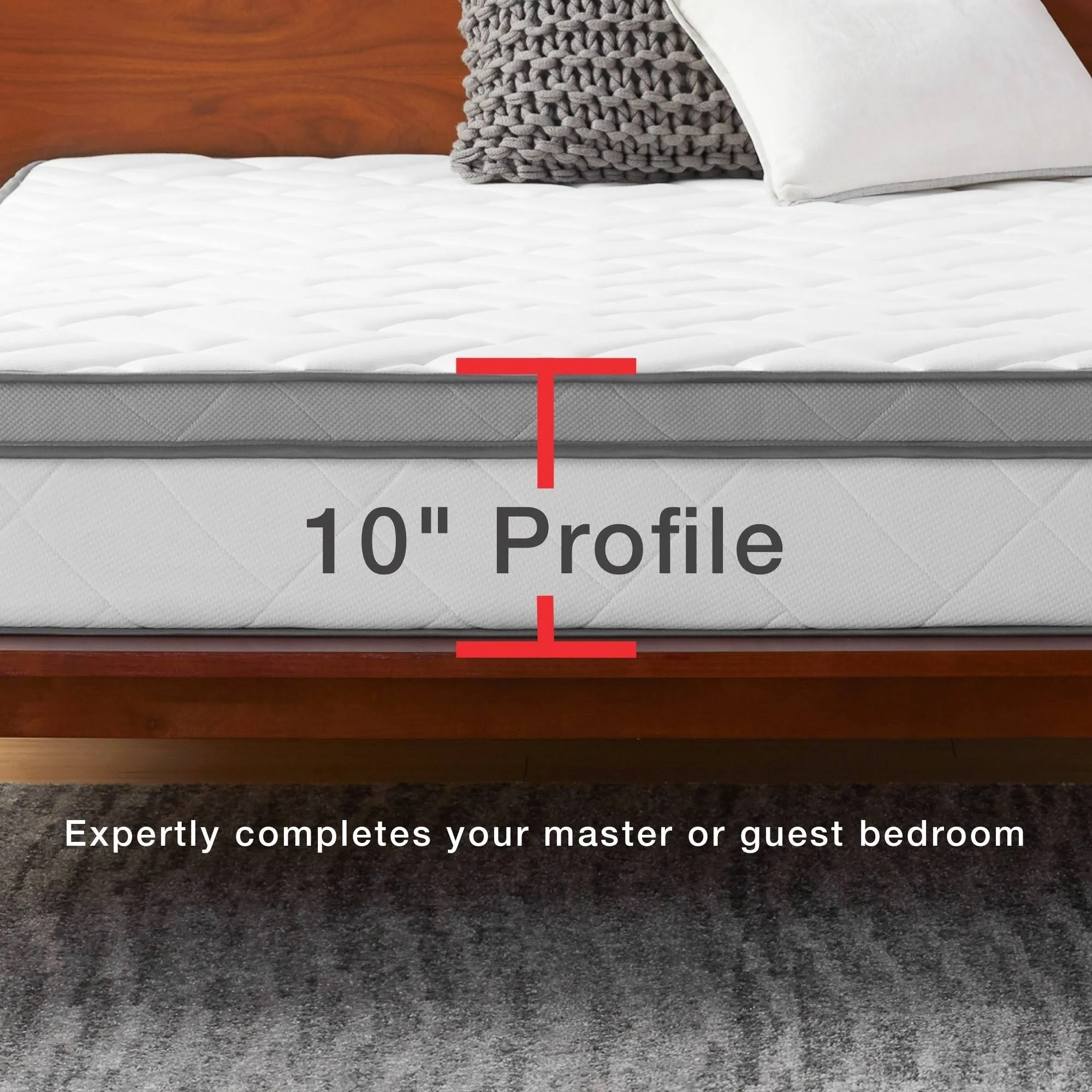 OSleep 10-Inch Memory Foam and Innerspring Hybrid Mattress - Twin