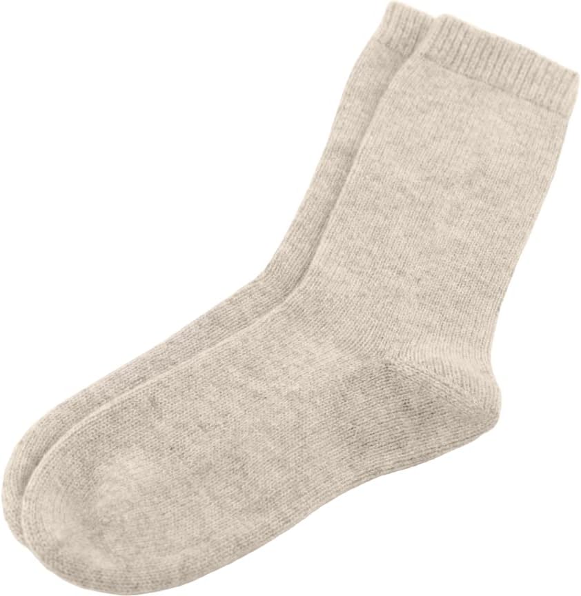 Jet&Bo 100% Pure Cashmere Travel Set: Blanket, Eye Mask, Socks, Carry/Pillow Case Natural