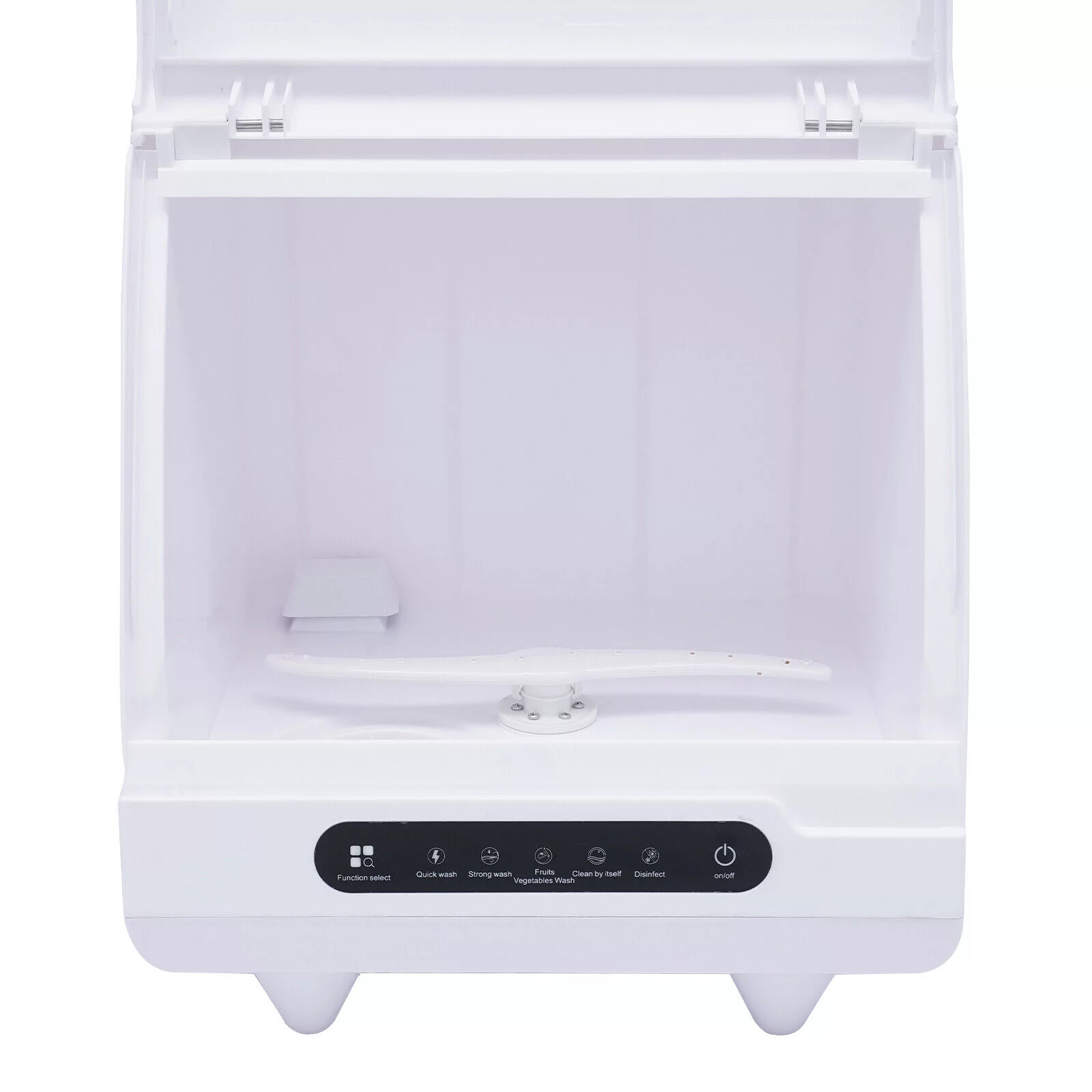ZhdnBhnos Portable Countertop Dishwasher Compact Freestanding Dish Washing Machine 5 Cleaning Programs