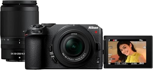 Nikon Z 30 Compact and Lightweight Mirrorless Camera with NIKKOR 16-50mm Lens with Creator's Kit