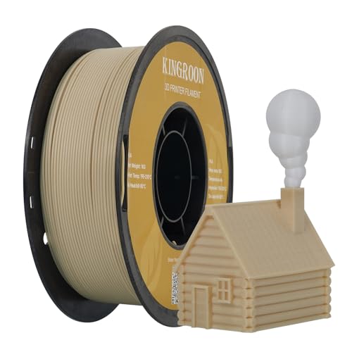 Kingroon PLA 3D Printer Filament, 12Rolls, Dimensional Accuracy +/- 0.03 mm, 12kg Spool(26.4lbs)