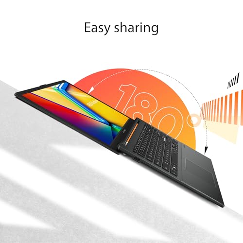 ASUS Vivobook Go 15.6” FHD Slim Laptop, AMD Ryzen 3 7320U Quad Core Processor, 8GB DDR5 RAM, 256GB SSD, Windows 11 Home, Fast Charging, Webcam Sheild