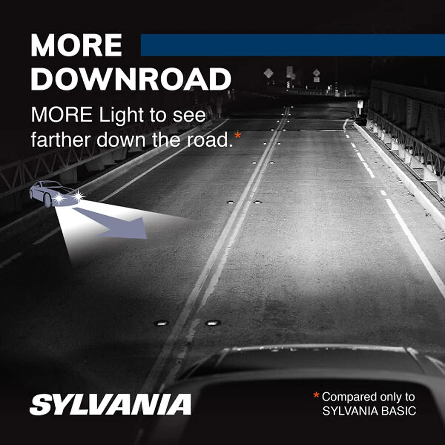SYLVANIA - 9012 SilverStar - High Performance Halogen Headlight Bulb, High Beam, Low Beam and Fog Replacement Bulb
