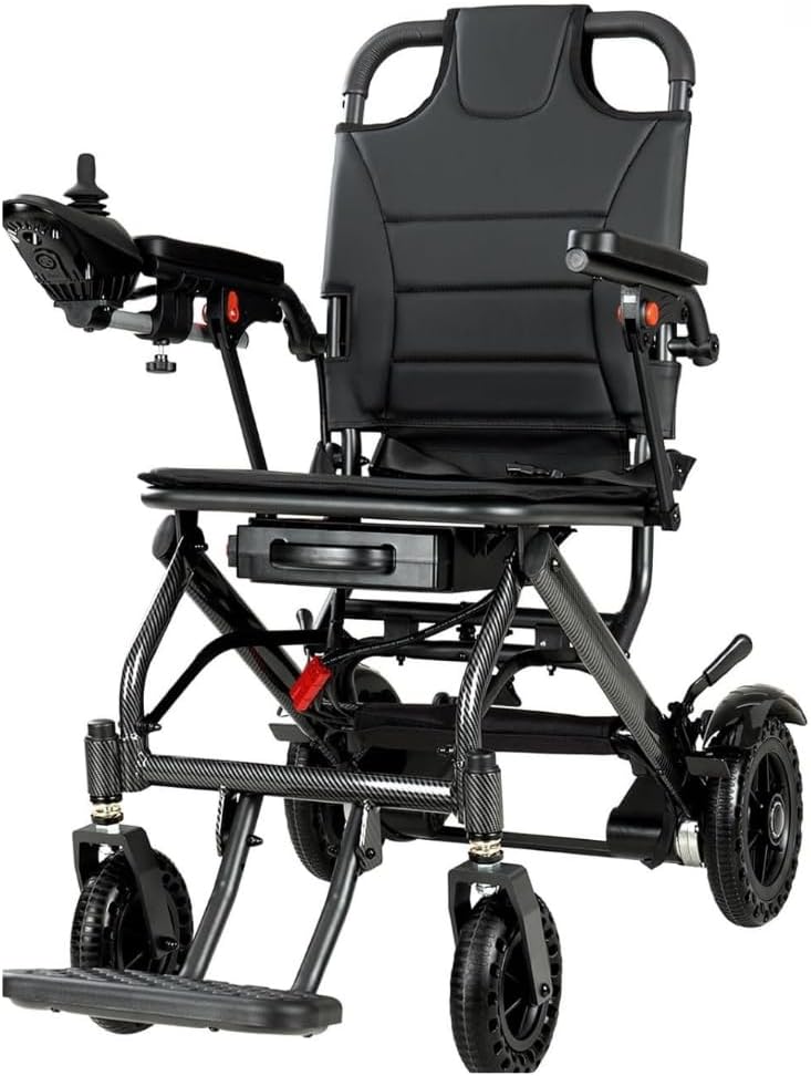 33Lbs Lightweight Foldable Electric Wheelchairs for Adults,Movex MV03 [2024 Model], Stylish, Compact Motorized Intelligent Portable Power