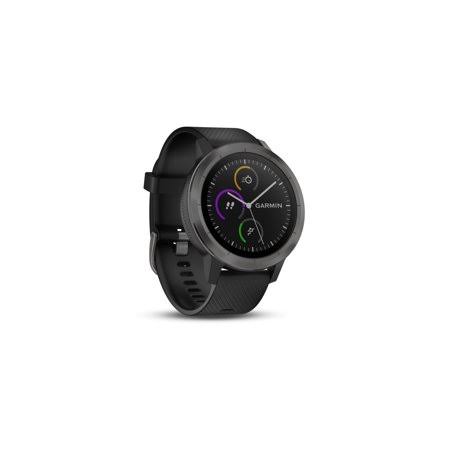 Garmin Vivoactive 3 Black Silicone with Slate 010-01769-10 (Factory Refurbished)