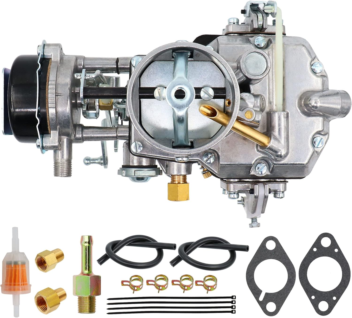 NENKUTEN Autolite 1100 1 Barrel Carburetor Straight 6 Cylinder 170/200 CID Engines for 1963-1969 Ford Mustang Falcon Ranchero Club Wagon Mercury