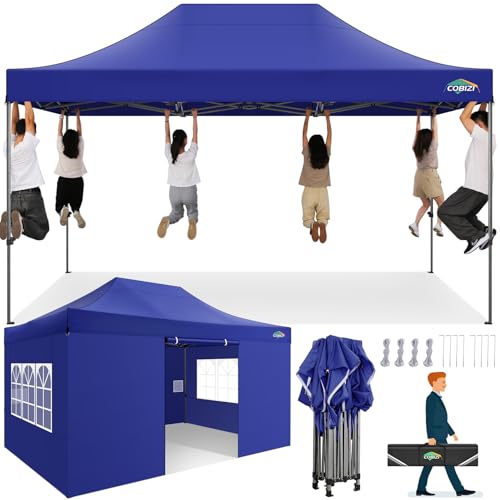 COBIZI 13x26 Pop Up Tent 13x26 Canopy with Sidewalls Heavy Duty Canopy Party Tent for Parties